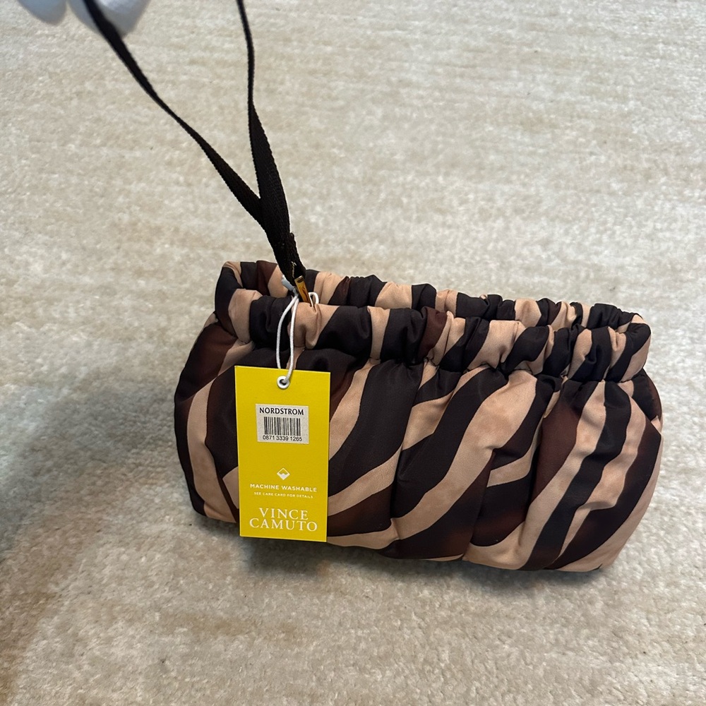 Vince Camuto nylon clutch